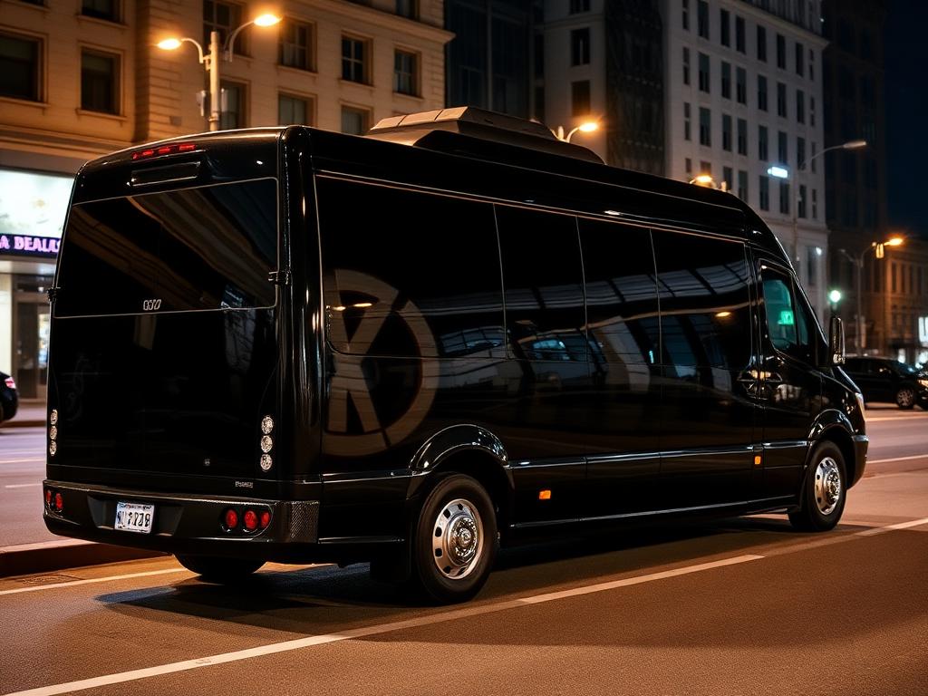 Black Party Bus — Luxury Party Bus